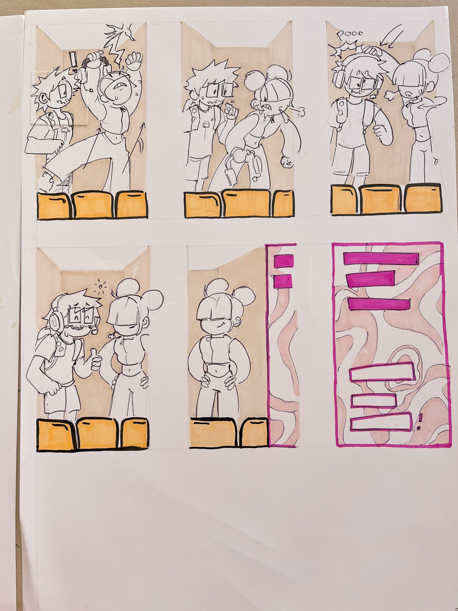 Page 3 story board